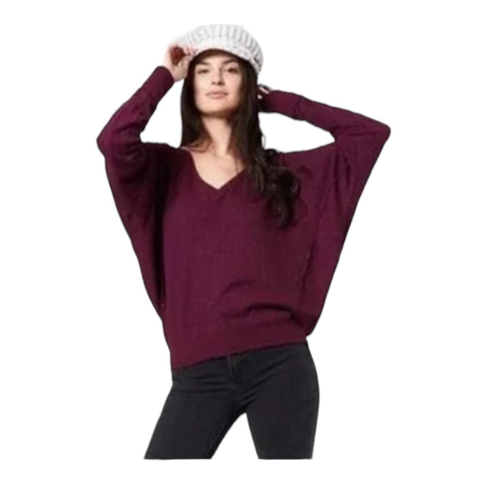 Nwt Free People Santa Clara Thermal / mulberry